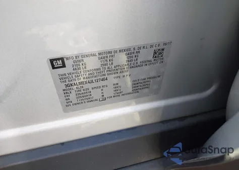 2018 GMC Terrain Sle z USA, uszkodzony, nr VIN 3GKALMEX4JL127464